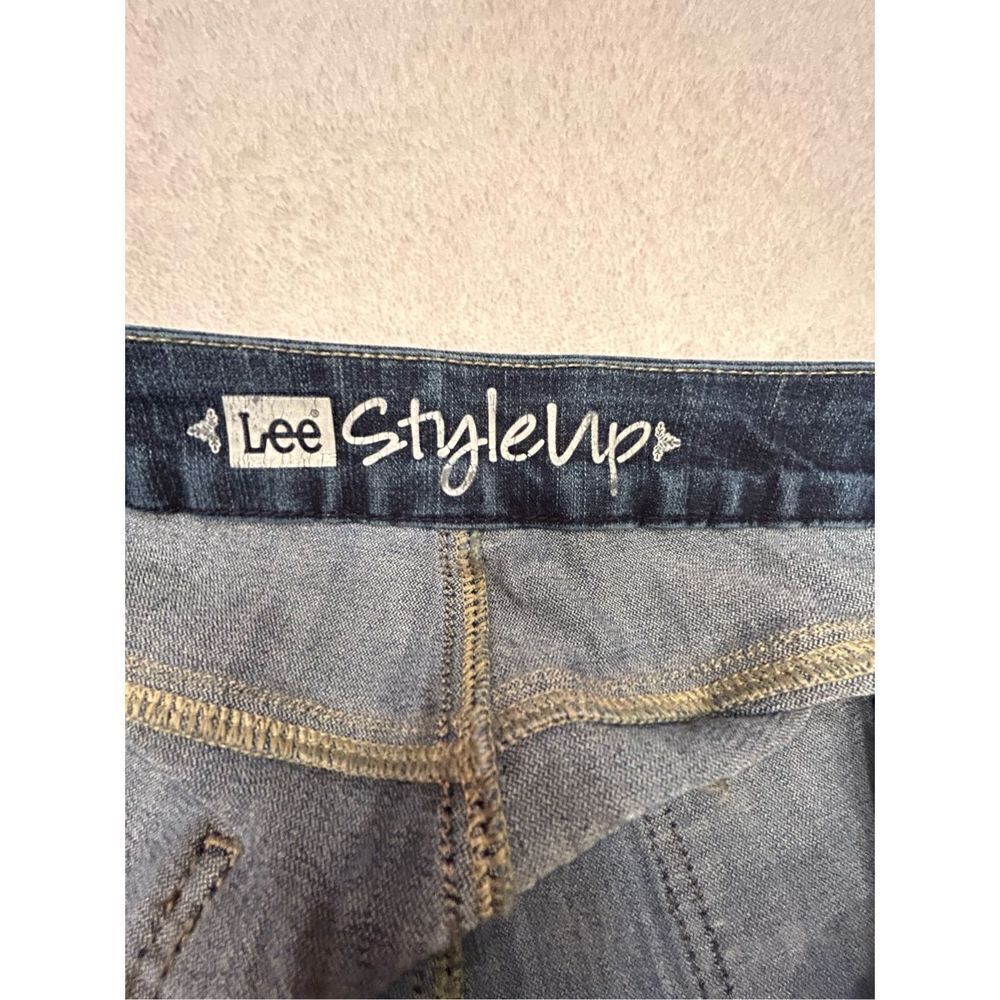 Lee Style Up 16 medium dark blue pull on pants - Picture 3 of 10